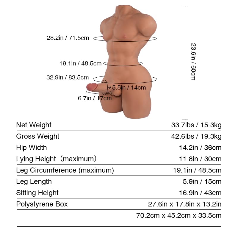 Amazon.com: Mark: 33.7LB Male Torso Sex Doll for Women Realistic Adult Toy : Health & Household Amazon.com: Mark: 33.7LB Male Torso Sex Doll for Women Realistic Adult Toy : Health & Household