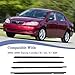 YzusGomumu 4Pcs Window Moulding Trim Weatherstrip Window Seal Belt Compatible with 2003 2004 2005 2006 2007 2008 Toyota Corolla Replaces 75730-02180 75710-02200 75740-02180 75720-02200