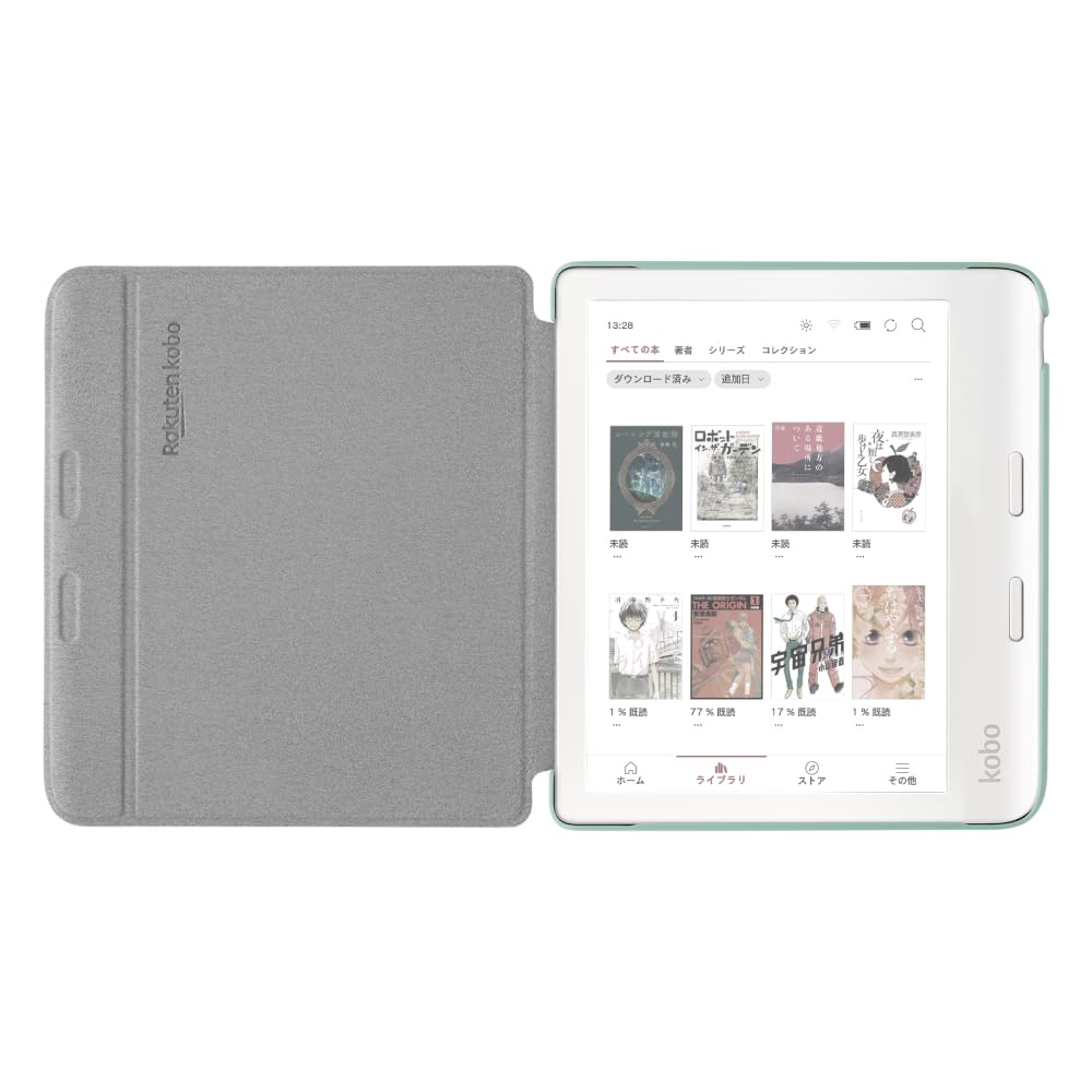 Amazon.co.jp: Kobo Libra Colour (Black) Basic Sleep Cover (Garden