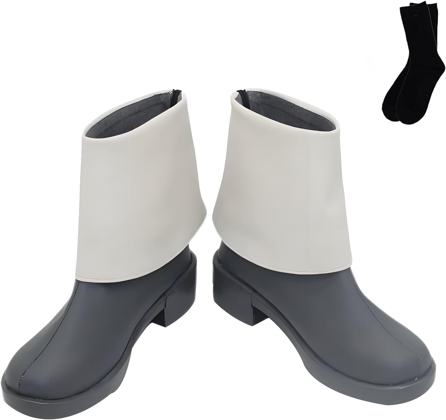 Tokisaki Witch Hat Atelier Cosplay Shoes Agott Boots Anime Ankle Booties | Agott Tetia Cosplay Costume Anime Shoe for Women Men PU Leather Short Boot Halloween Party