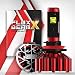 OPT7 Fluxbeam X H11 H8 H9 LED Headlight High Beam Bulbs - 8,400LM 6000K Daytime White - All Bulb Sizes - 2 Year Warranty