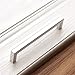 KOOFIZO Solid Square Bar Cabinet Handle - Chrome Furniture Pull, 5 Inch/128mm Screwhole Distance, 10-Pack for Kitchen Cupboard Door, Bedroom Dresser Drawer, Bathroom Wardrobe Hardware