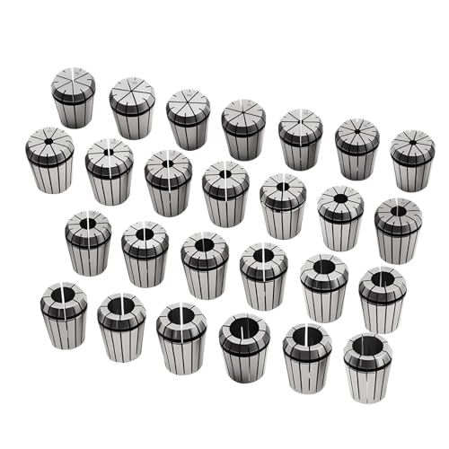 Yunnergo 26 Pcs ER32 Spring Collet Set 1/32- 13/16 for CNC Engraving