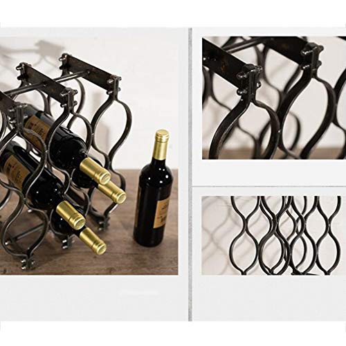 Soporte para Botellas de Vino Industrial 34x18x41 cm miniatura 7
