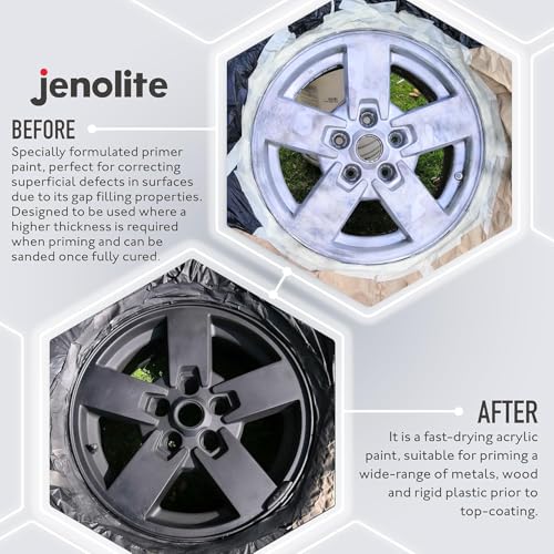 image for JENOLITE Primer Filler Aerosol Paint | WHITE | Flexible Primer with Hi