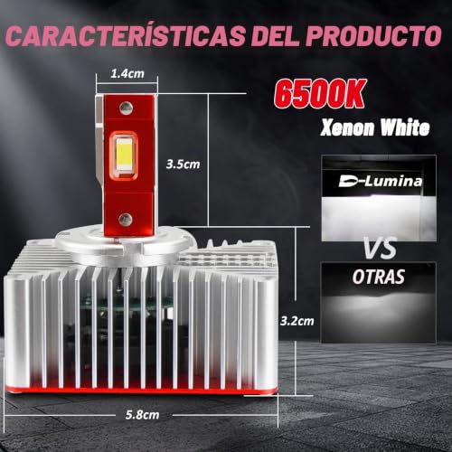 Kit D5S LED D-Lumina para mejorar la luz de tu coche 4