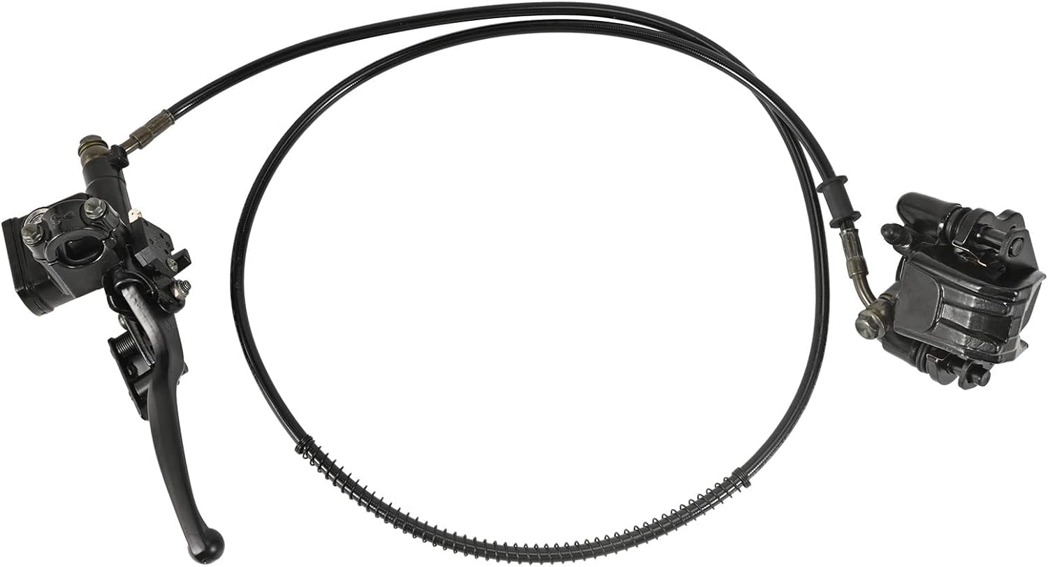 Trkimal Mano posteriore idraulica freno a disco Master Cylinder Assemblea pinza con pastiglie dei freni per ATV cinese Quad TaoTao Sunl Roketa NST Cool sport 50cc 70cc 90cc 110cc 125cc