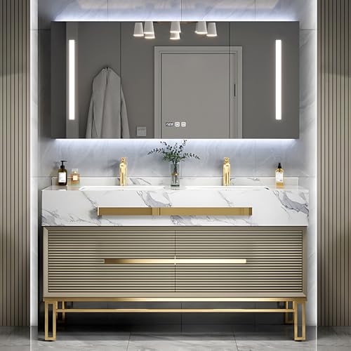 Bathroom Vanity with Sink - Modern Single/Double Sink Bathroom Vanity