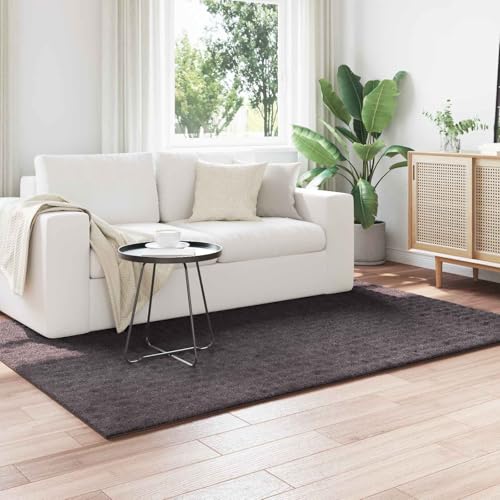 Tapis anthracite lavable en machine SIROLO antidérapant
