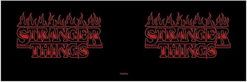Miniatura 4 de Netflix Stranger Things Stranger Flame Logo - Taza de viaje de acero inoxidable de 27 onzas, multicolor