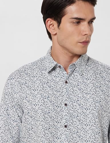 Image of Pepe Jeans Men's Casual Shirt | Trendy Printed Shirt for Men| Regular Fit | Full Sleeve | Available in Plus Size, Cotton