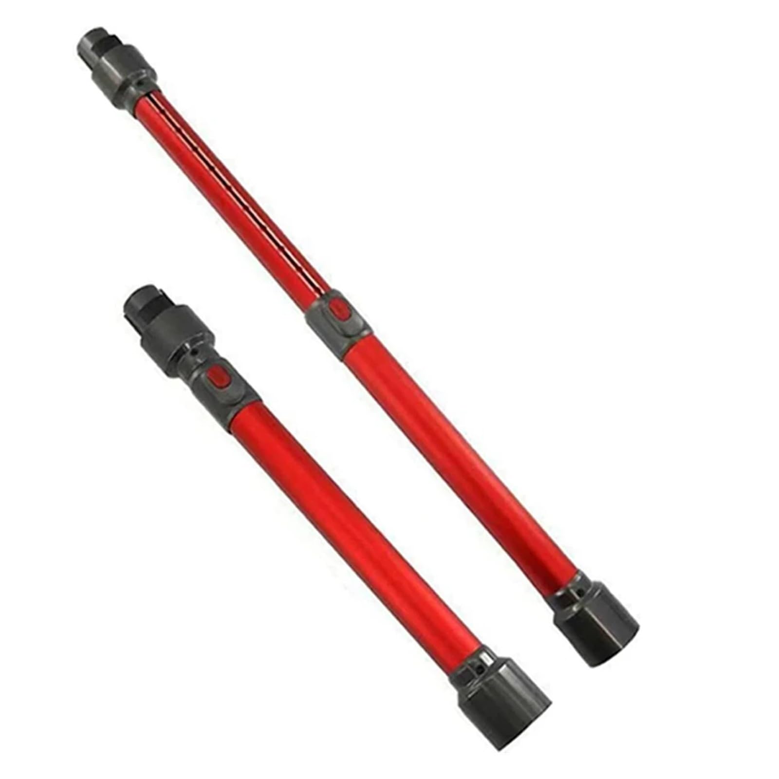 Vacuum Adjustable Telescopic Extension Wand Tube, Compatible with Dyson, V7 V8 V10 V11 V15 SV10 SV11, Replacement Extension Pipe(Red)