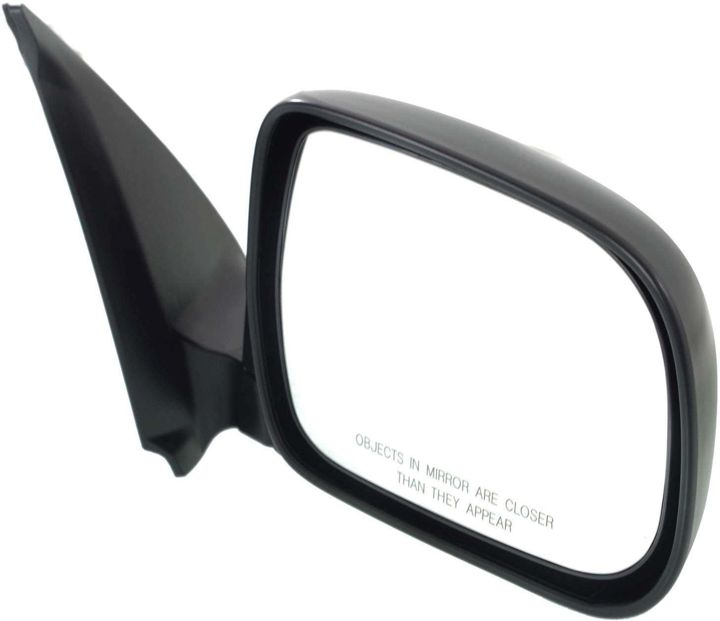 Kool Vue Side Mirror Set For Toyota Tacoma 2005-2011 - Textured Black Manual Mirrors (Pair)