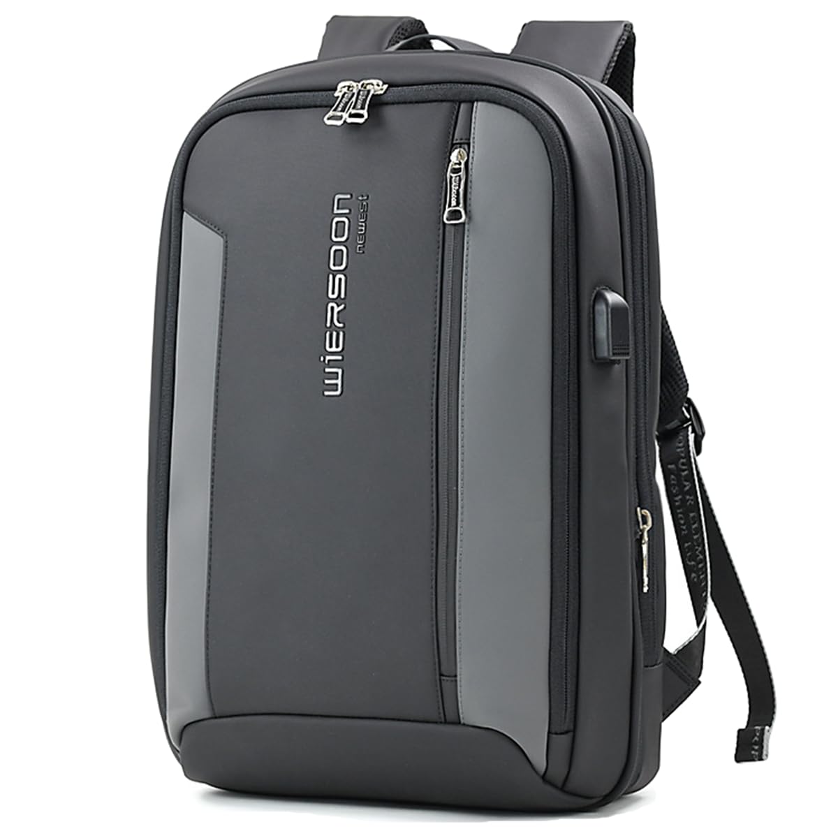 WALKENT Premium 15.6" Laptop Bag 42L, Waterpoof, Expandable, Anti Theft Pocket, 2 Compartment Backpack for Office College Men Women - Sleeko Grey (B0CVB5FCHV) Amazon Price History, Amazon Price Tracker