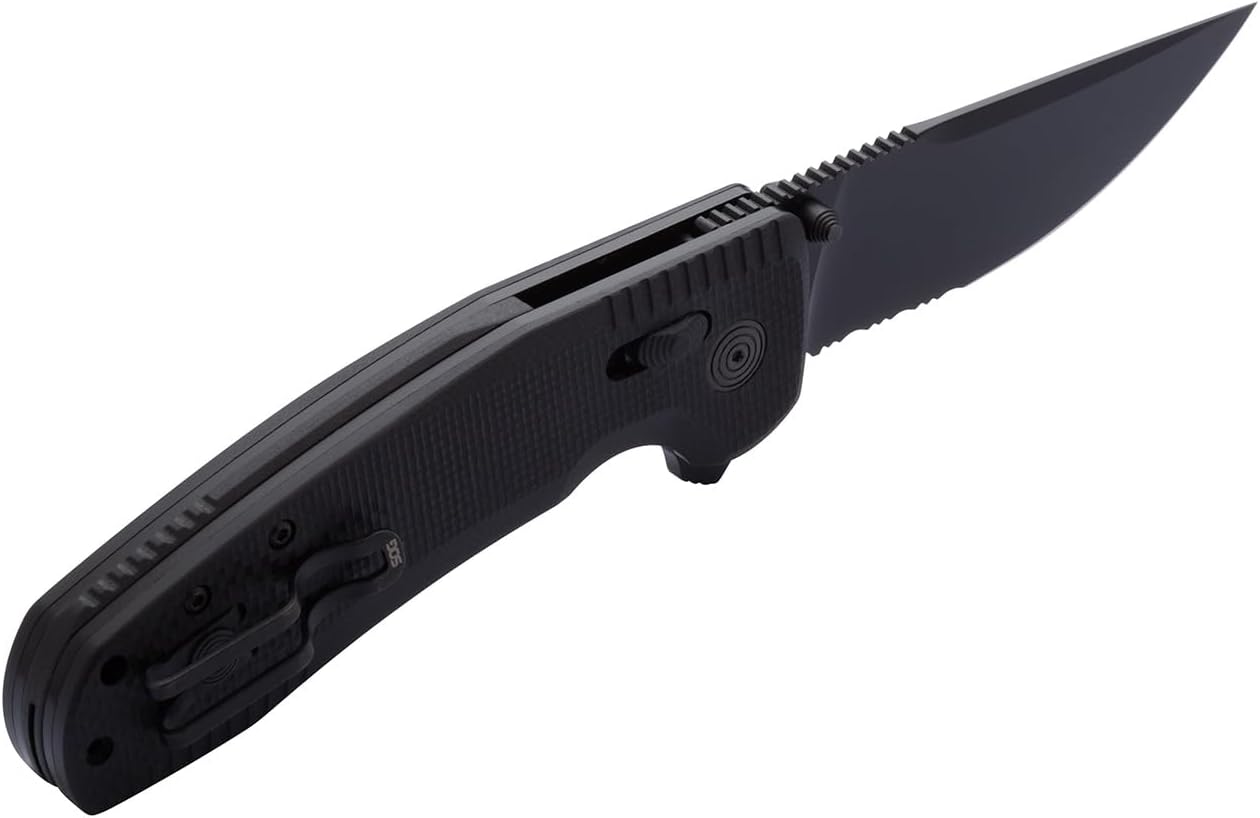 SOG-TAC XR Blackout Partially Serrated