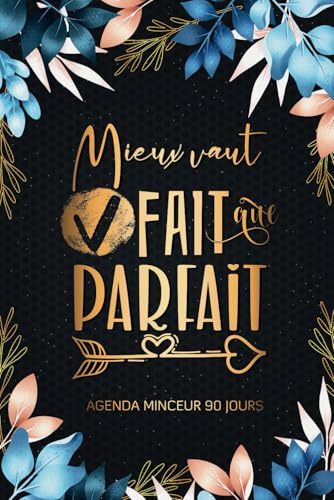Mon Agenda Minceur 90 Jours: Journal De Rééquilibrage Alimentaire et Fitness Pour Femme - Idée De Cadeau Originale Pour Filles