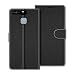 Produktbild COODIO Handyhülle für Huawei P9 Handy Hülle, Huawei P9 Hülle Leder Handytasche für Huawei P9 Klapphülle Tasche, Schwarz