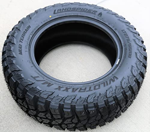 Landspider EMT011 Set Of 4 (Four) Landspider Wildtraxx M/T Mud Off-Road Light Truck Radial Tires-Lt275/65R18 275/65/18 275/65-18 123/120Q Load Range E Lre 10-Ply Rbl Raised Black Letters thumb #3