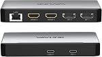 USB C Docking Station Dual HDMI, WAVLINK 4 Monitor Docking Station with Dual DP, Dual HDMI, 100W PD in, 5G Ethernet Port for Dell/HP/Lenovo etc, Windows Systerm Computer Only - Host USB3.2 Required