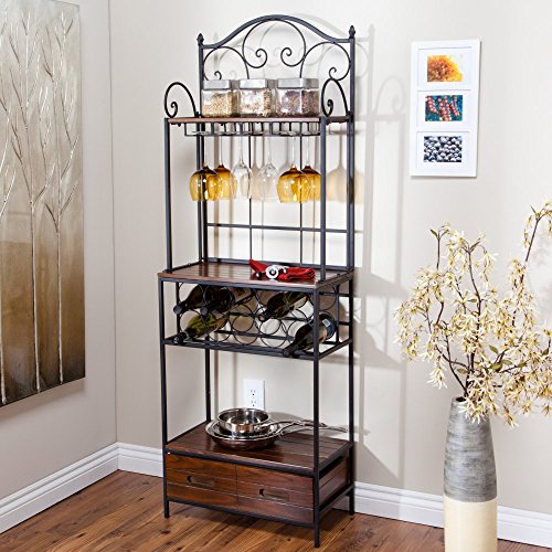 Supernon Belham Living Anders Driftwood Bakers Rack