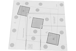 AcuQuilt 10 Inch Log Cabin Trim Tool Template