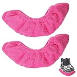 Kufenschoner Schlittschuhe Schoner,Schlittschuh Schoner Größe M,Kufenschutz Zubehör,Eishockey Elastische Kufenstrümpfe für Eishockey- & Schlittschuhe,Schlittschuhschoner für Damen Herren Schlittschuhe