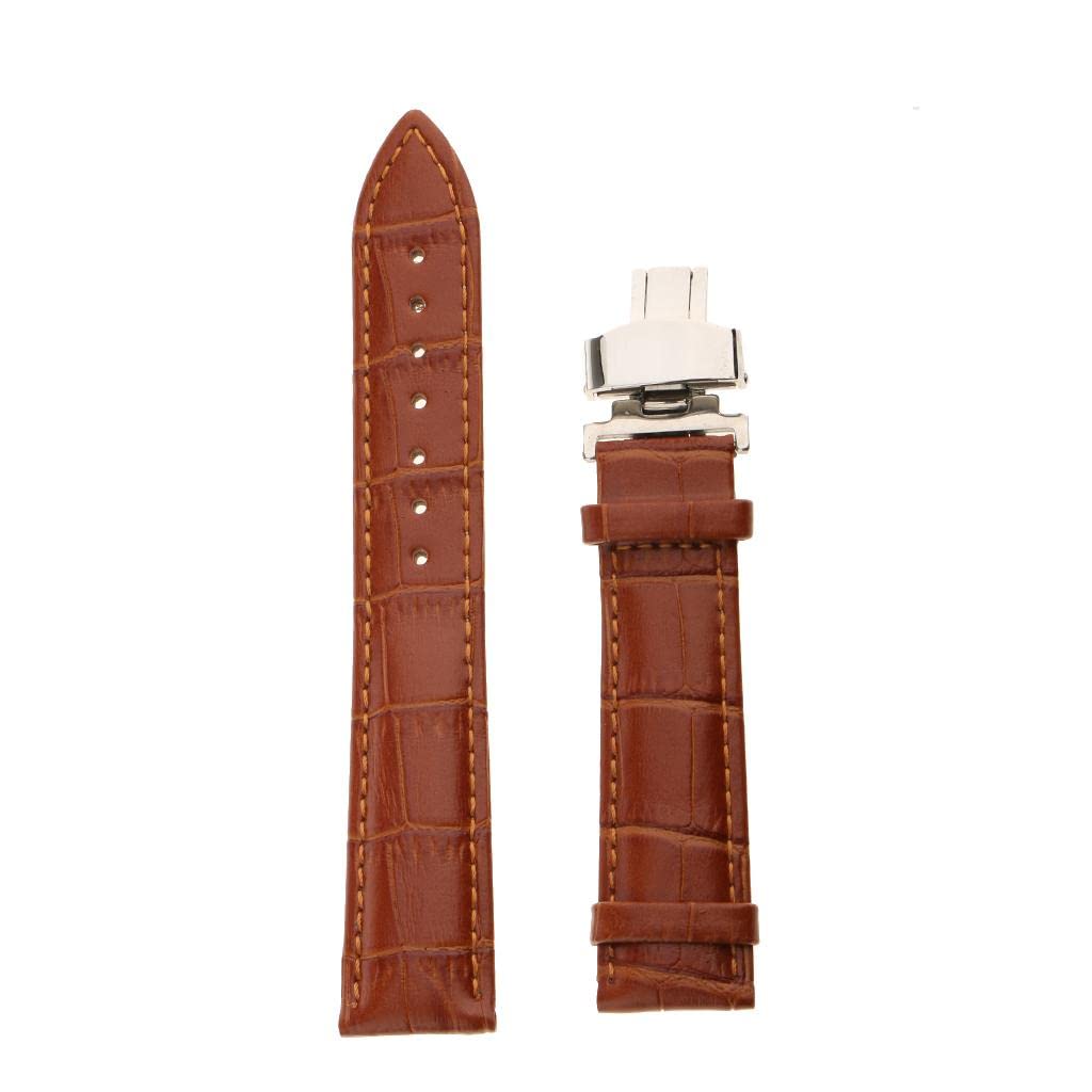 MYADDICTION Leather Watch Band Butterfly Deployment Clasp Buckle Brown 20mm Jewelry & Watches | Watches, Parts & Accessories | Wristwatch Bands (B0CGVJ6YX1) Amazon Price History, Amazon Price Tracker