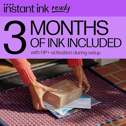 hp officejet pro 9135e all-in-one printer color printer-for-small medium business print copy scan fax wireless 3 months of instant ink included two-sided printing two-side renewed premium