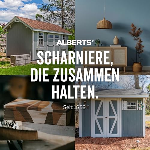 Alberts 346539 Scharnier | breit | sendzimirverzinkt | 100 x 150 mm