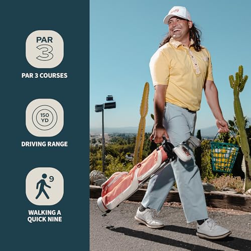Image of The Original Sunday Golf Loma Bag, 31 Inches | Lightweight Golf Bag, With Strap & Stand, Easy to Carry, For Driving Range, Par 3 & Executive Courses