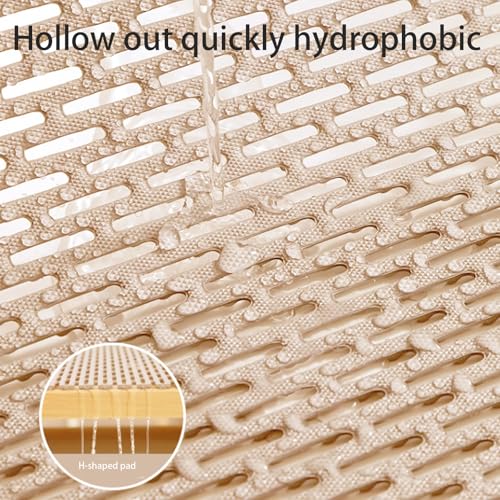 Tapis de bain protège contre les chutes avec sa texture PVC unique - 7