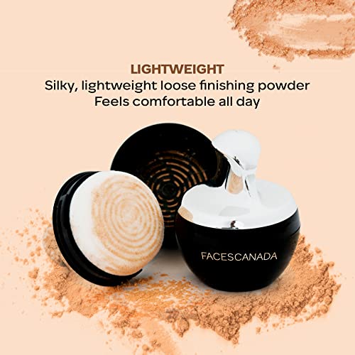 FACES CANADA Ultime Pro Mineral Loose Powder - Natural Beige 05, 7g| Light-Medium Coverage | Soft Luminous Glow | Flawless Makeup Setting Powder |... - Image 2