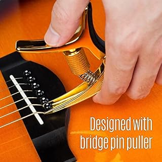 Accueil Capo de guitare Accueil Capo de guitare Capo de guitare multifonctionnel à une main en alliage de zinc avec… – Image 4