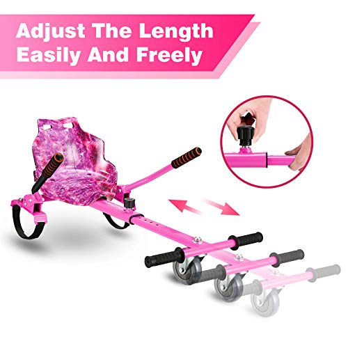 mingto Go Kart,Hoverboard Accessories,Hoverboard Seat Attachment-Adjustable for All Ages - Image 3