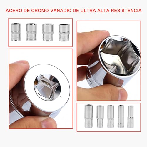 Herramientas Automotrices, Tools juego matraca y dados Marca GLIMALL (3)