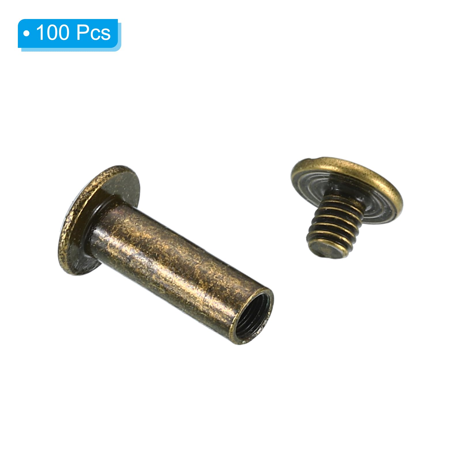 PATIKIL 100 Sets Chicago Screws - Image 3