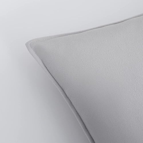 Miniatura 6 de WEMEON Juego de 4 fundas de almohada de terciopelo de 16 x 16 pulgadas, almohadas de color liso, suaves, decorativas, cuadradas, para sofá,