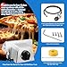 CSZKJXPA Pizza Oven Accessories, Gas Burner Rttachment for Karu 12 and Karu 12G Outdoors Pizza Oven Propane Burner,Includes 5FT Propane Hose with Gas Regulator, Pizza Oven Propane Conversion Kit.
