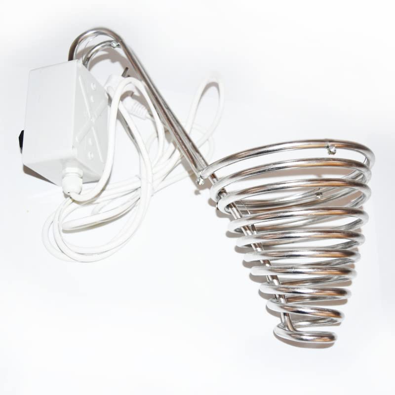Filtro de calefacción de 17 cm de diámetro, espiral de calefacción, 550 W, cónico para calentar mieles y decantar partículas de cera y cristales, calidad apicultor