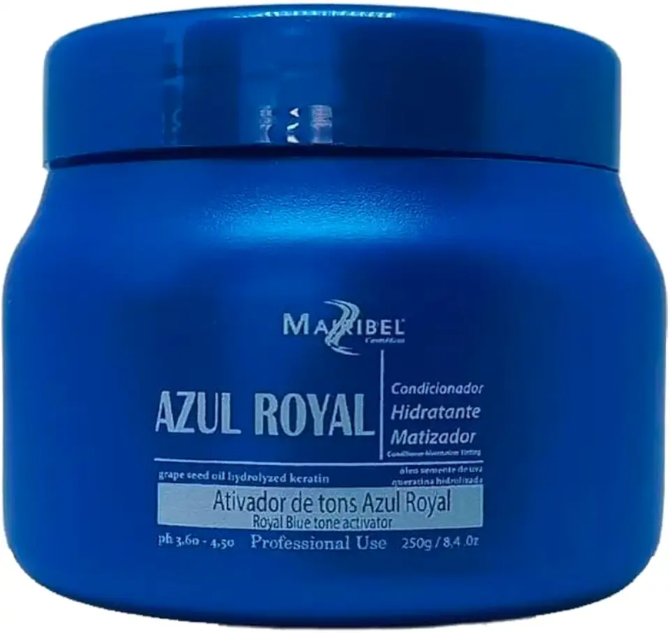 Mascara Matizadora Mairibél Profissional 250g Escolha Cor (Azul Royal)