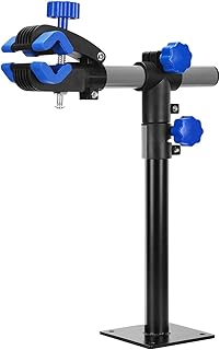 TERAYSUN Bike Repair Stand Wall Work bench Mount Rack Workstand Bike Clamp Height Adjustable Home Bicycle Maintenance Rack Bike Repair Rack for Road Mountain Bikes