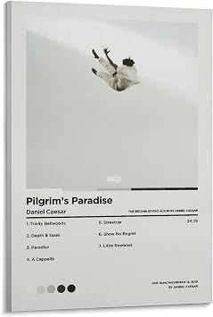 ZANLIART Daniel Caesar - Pilgrims Paradise Album Cover Canvas Print Music Poster for Room Aesthetic Frame24x36inch60x90cm