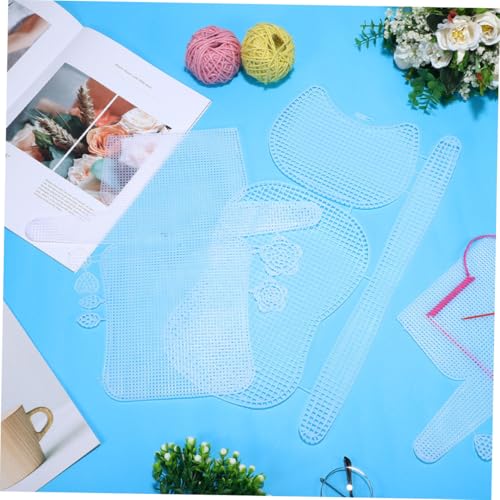 Malla plástica para bolsos DIY: 2 láminas de lienzo resistente para monederos 6