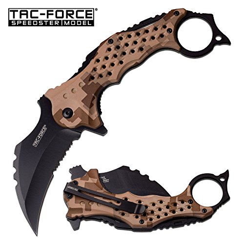 New SPRING-ASSIST FOLDING ProTactical Limited Edition Elite Knife Tac-Force 3" Black Serrated Blade