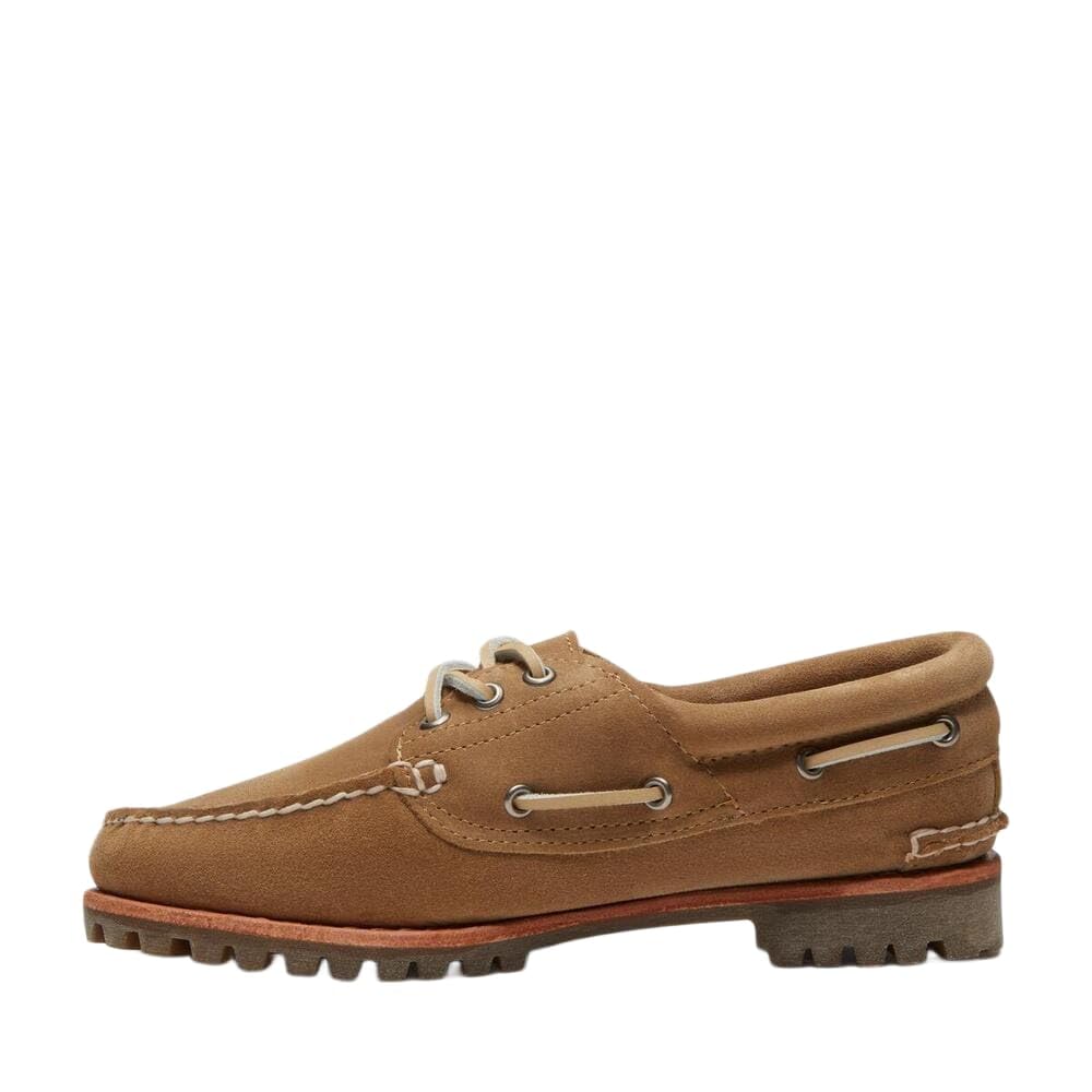 Timberland A2GNV Authentic Boat Mittelbeige Damenschuhe, Bootsschuhe mit Schnürsenkeln