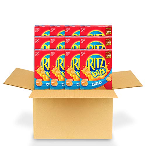 RITZ Bits Cheese Sandwich Crackers, 12 - 88 oz Boxes