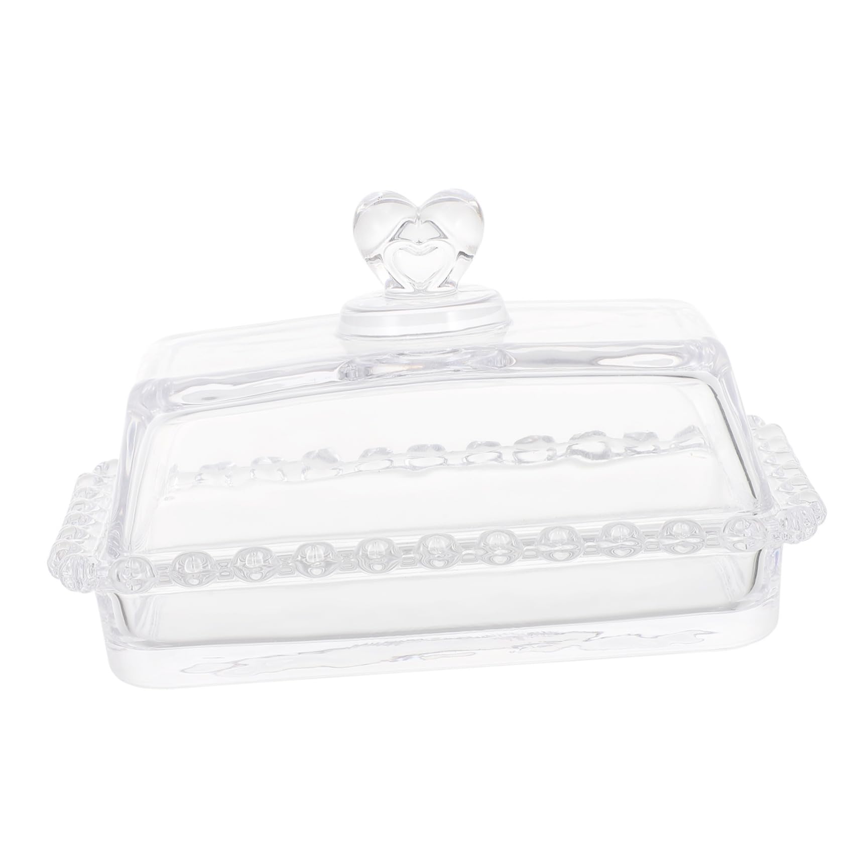 Assiette avec Couvercle en Verre, Plateau à Cake et Porte-Dessert, Surface Lisse, pour Bonbons et Cupcakes, Fêtes d'anniversaire