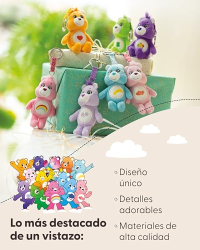NICI Ositos Cariñositos llavero oso de cumpleaños 10cm - Colgante de peluche para niños y adultos, con anilla para cordón, llavero y portallaves - 61384 - imagen 4