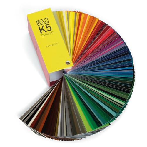 RAL K5 Farbfächer, 215 ganzseitige Farbmuster, glänzend, Anniversary Edition