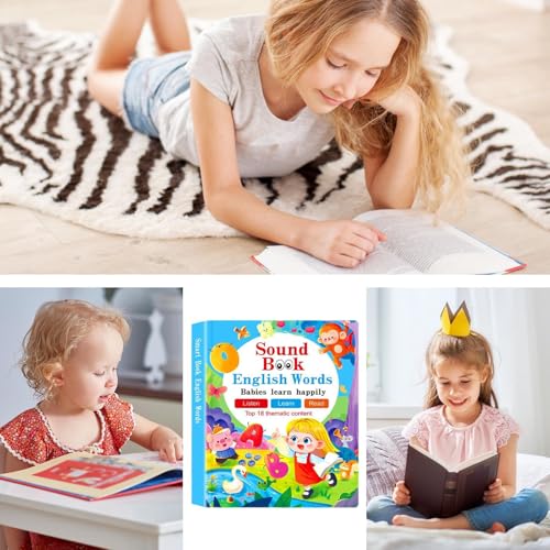 Livre sonore bébé doté de jeux éducatifs parlants d'éveil